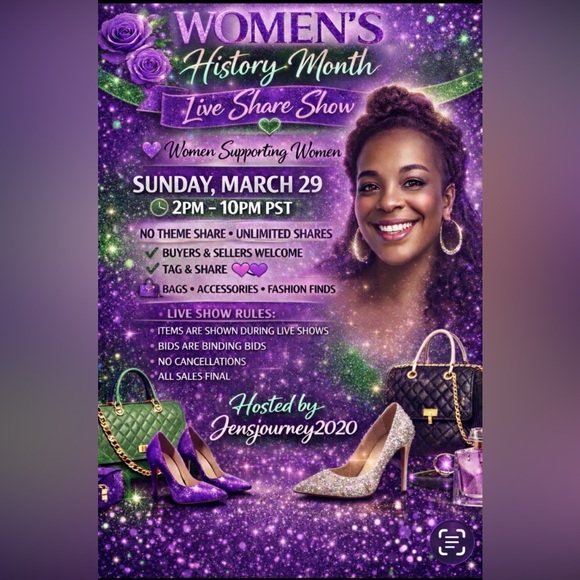 Other - Women’s history Month Share show 3/29 2pm PST last Women’s support event